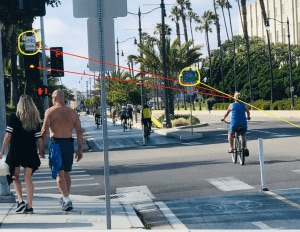 Dangers of the Herondo Bike Path near Bay Club and Blue Water Grill in Redondo Beach.