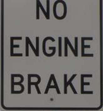 No Jake Brakes Sign