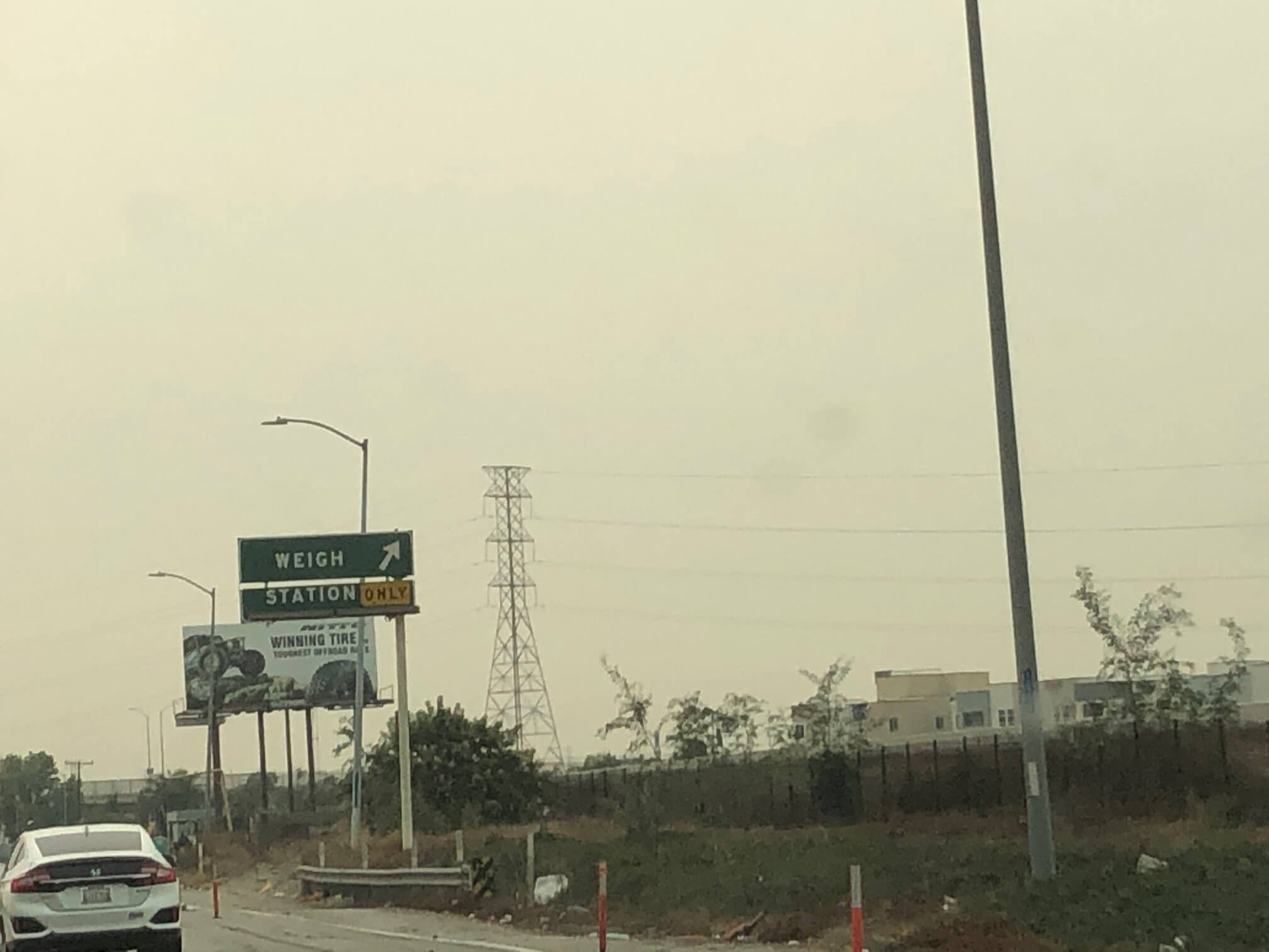 A photo of a big rig truck weigh station in Los Angeles, County, CA. I-405, Carson, CA 90746. I-405, Carson, CA 90746