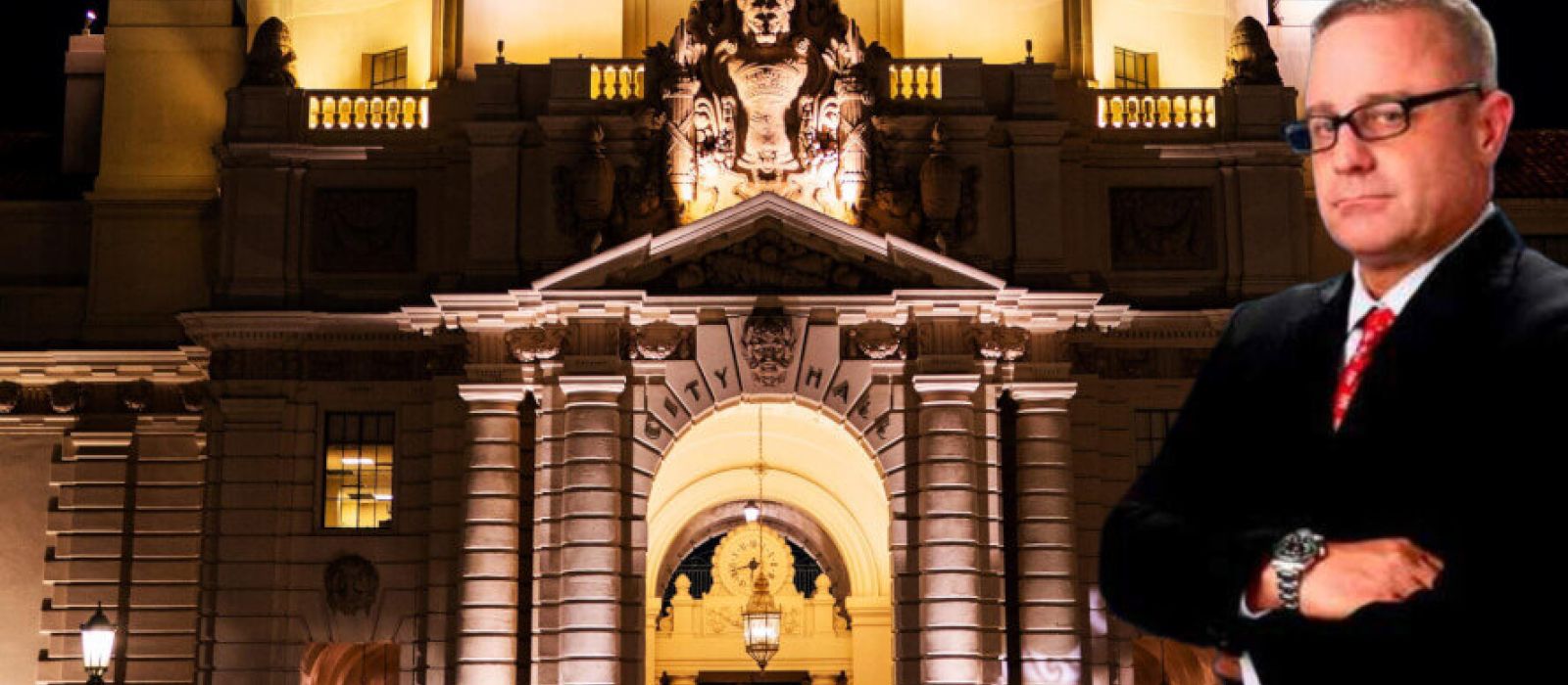 Top Pasadena Personal Injury Attorney, Michael Ehline at City Hall