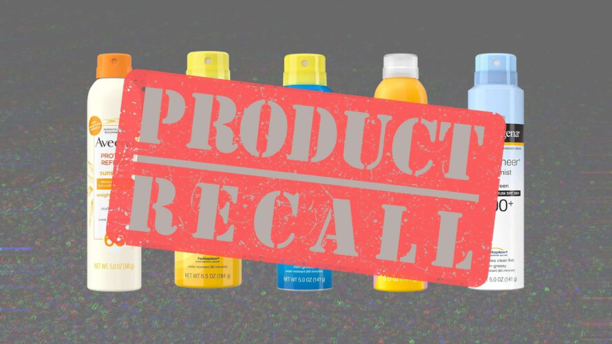 Johnson & Johnson Recalls Five of its Aerosol Sunscreens